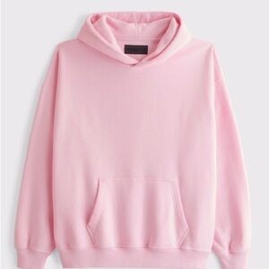 Abercrombie & Fitch Men's Light Pink Hoodie